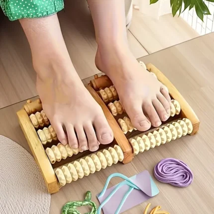 Wooden Foot Massage Roller